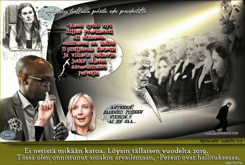 Oikea ennustus, Husu Hussein, Natsi persut, Sanna ja Sale, Huono suhde