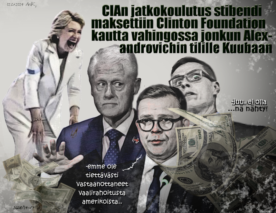 Presidentinvaalit 2024-Clinton-Stubb-Kokoomus-CIA