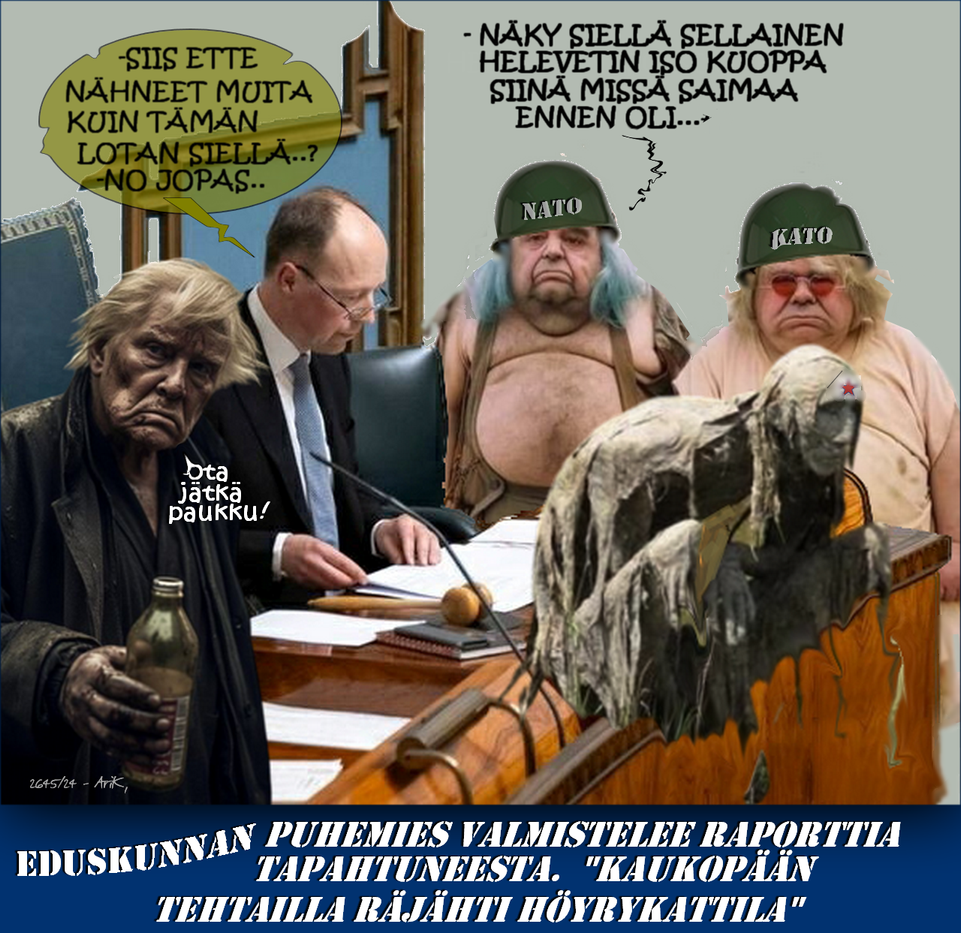Halla-Aho-Puhemies-Räjähdys-Pekka Toveri-Nato