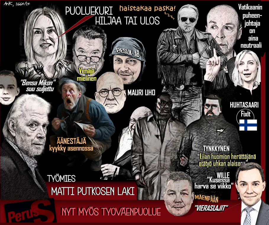 Persujen puoluekuri-Petteri Orpon mielestä.perseestä