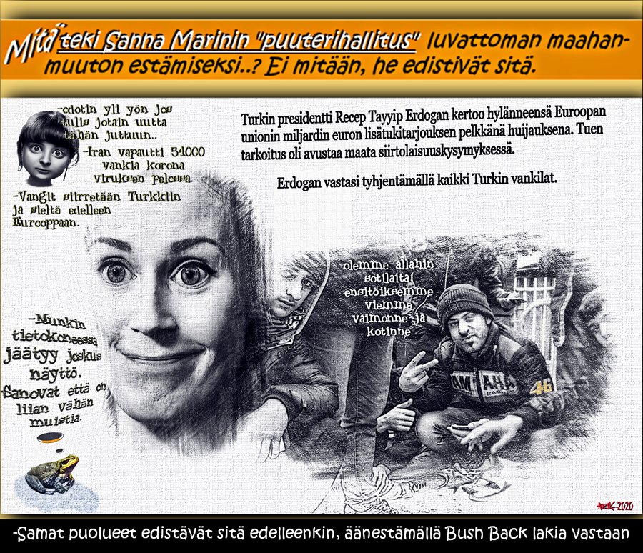 Allahin armeija, Sanna Marin, Opposiitio, Persut on työväen puolue, 