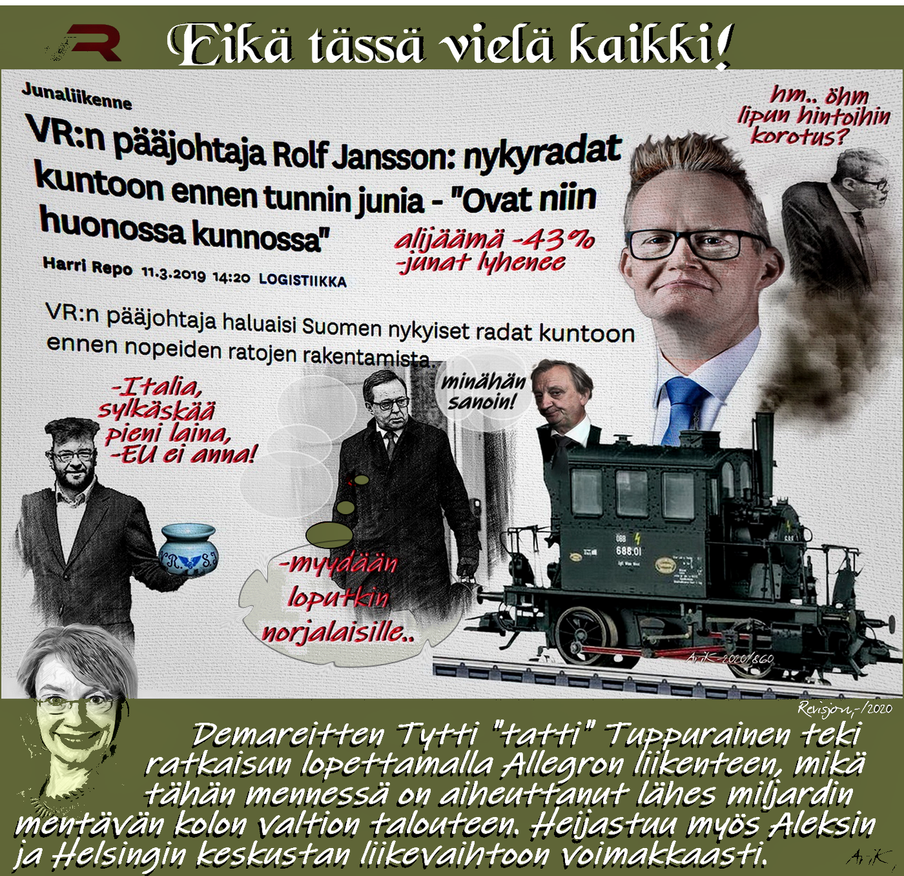 Oppositio,VR, Allegro, Tytti Tuppurainen, Demarit