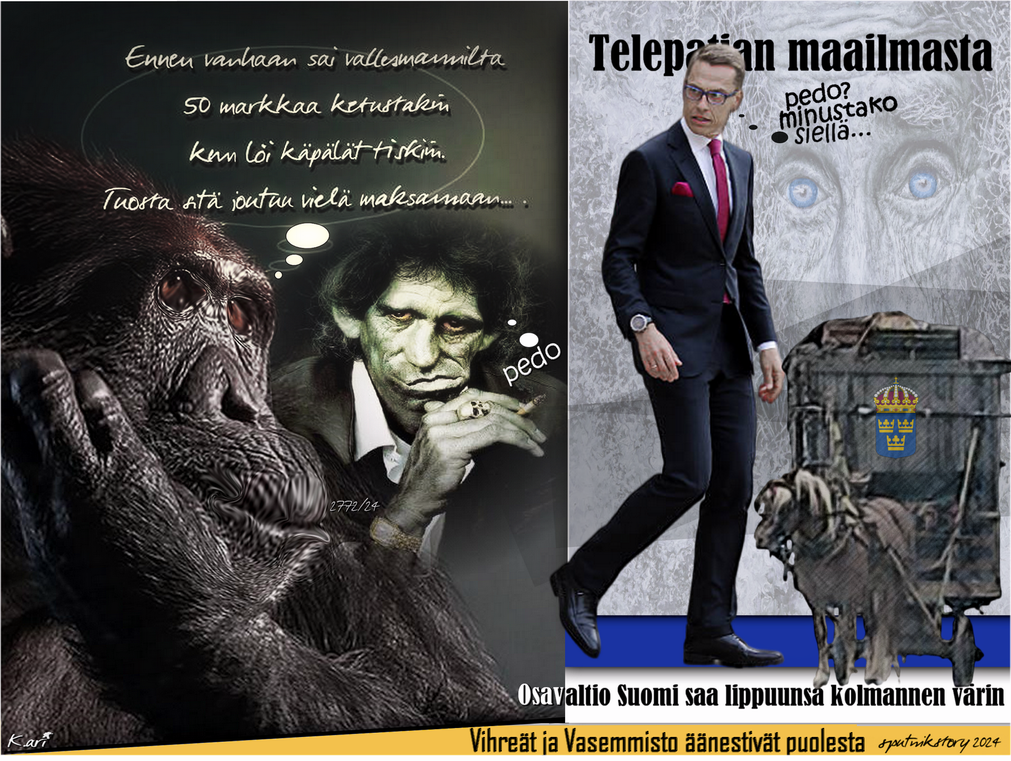 Suomen politiikka-Oppositio-Pedofiilit-Vapaamuurarit-Apinat ja ruotsalaiset