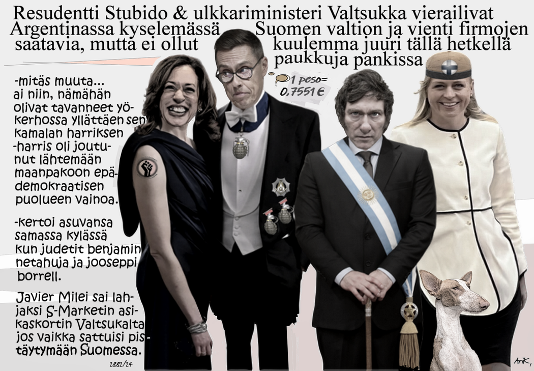 Donald Trump-hoitaa tämänkin-Argentina-Kamala Harris-pakolainen-Elina Valtonen-Uutiset