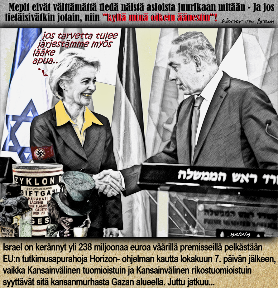 Susi ulvoo kuutamolla-EU on rikollinen organisaatio- Israel-Koukkunokka valtakunta-Suomen ihanne-Talous nousee-Velka taittuu