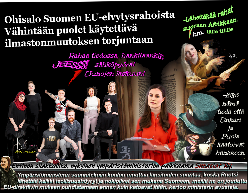 Huomisen sää-Ohisalo-Suoasiat-Kommandiittiyhtiö-Feministit-Sanna Marin