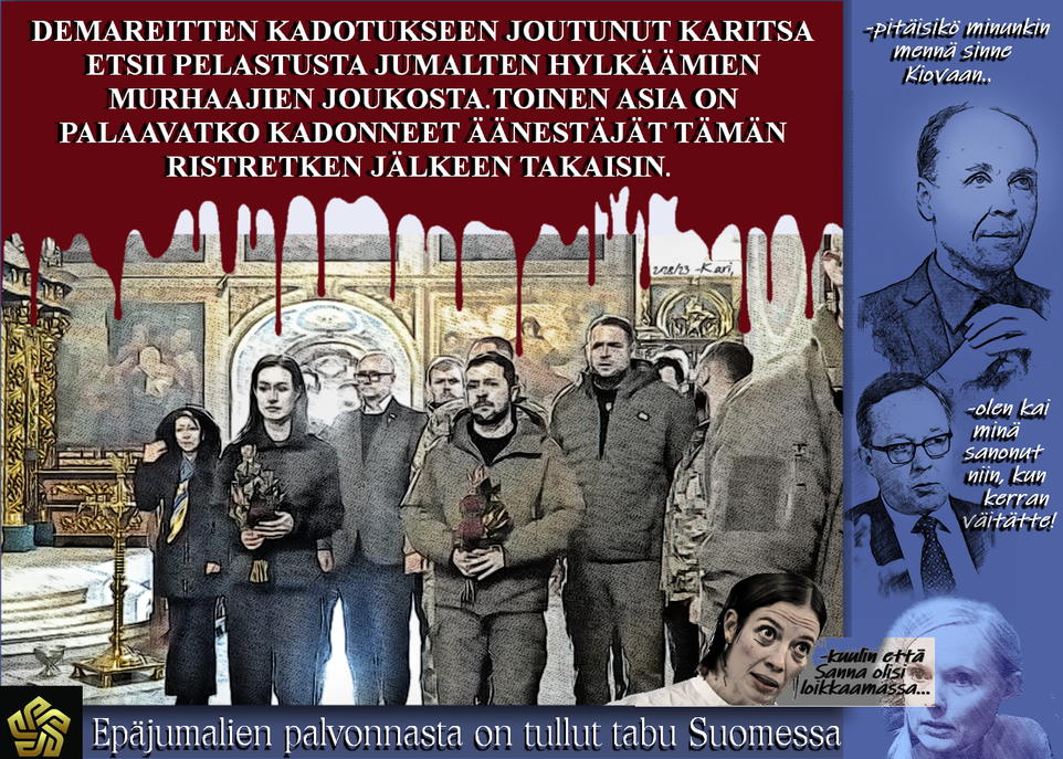 Natsi-hautajaiset Kiovassa, Sanna Marin paikalla, Luultavasti narkomaani,Huono mainos
