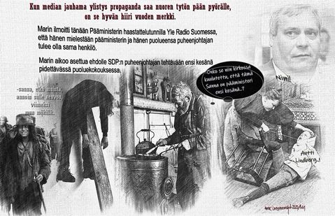 Näin se menee vallan himossa.
