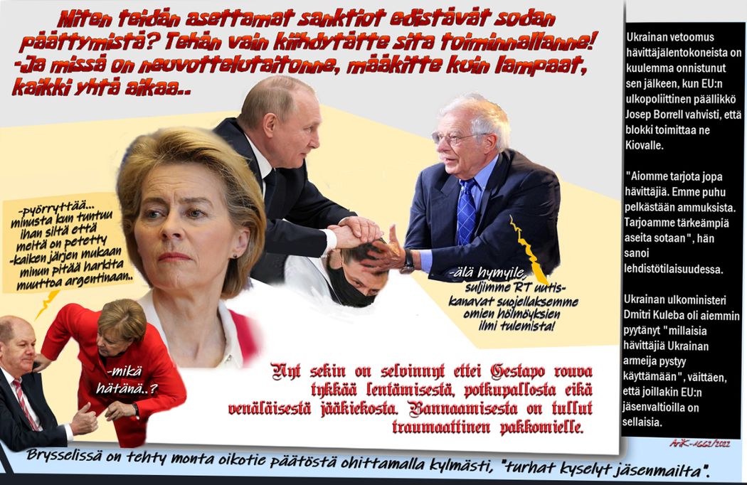 Ukraina-EU sanktiot-US sanktiot-Venäjän talous-Boikotti-Uutiset-RT-Ukraina