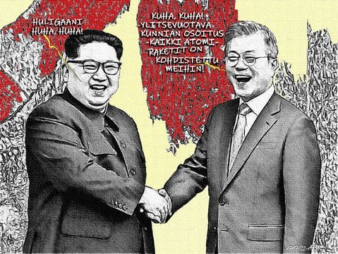 Etelä ja Pohjois Korea yrittivät lähestyä