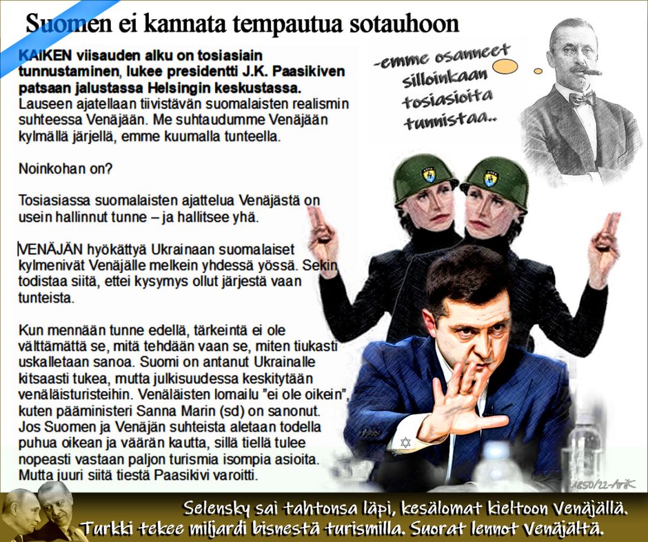 Media ei-tosiasioita tunnusta-Aivokuollut-Sanna Marin-Alexander Stubb