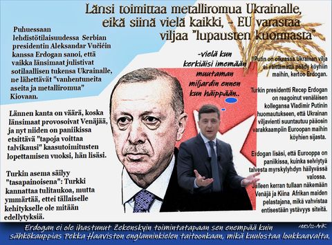 Turkin presidentti Erdogan.