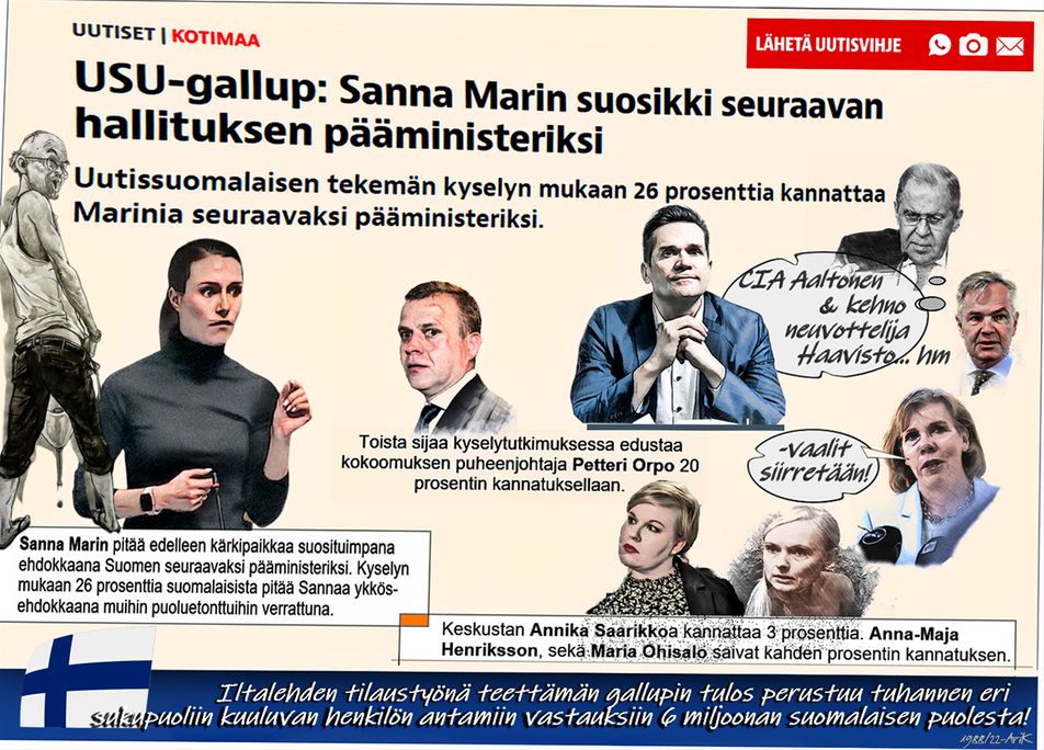 Alexander Stubb-Kyselyt ja Gallupit.eihän ne ole muuta kuin tilaustöitä puolueelta.