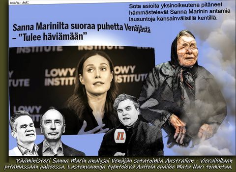 Sanna Marin sai ohjeet Bildenberg kokouksessa.