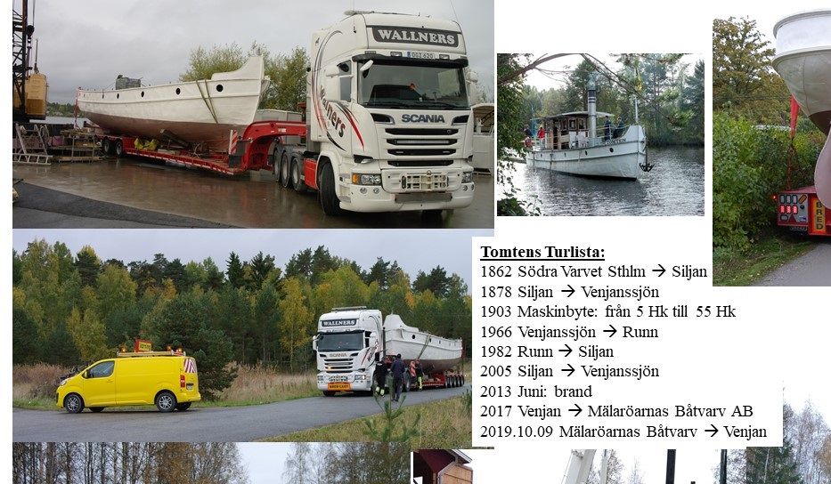 Hemfärd från Mälaröarnas Båtvarv AB, Onsdag 9 oktober 2019.