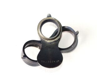 Beck antique 2-place microscope objective nosepiece