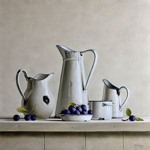 "Enamel and plums"
