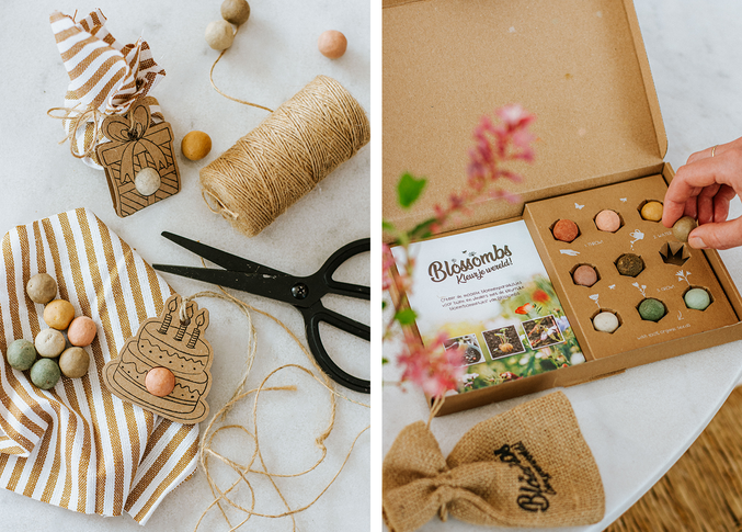Zilalila Blossombs zaadbommetjes branding photoshoot