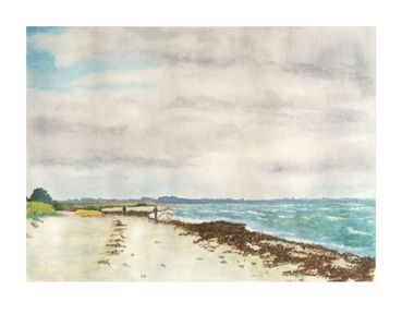 Fjellerup strand, joller og blæst