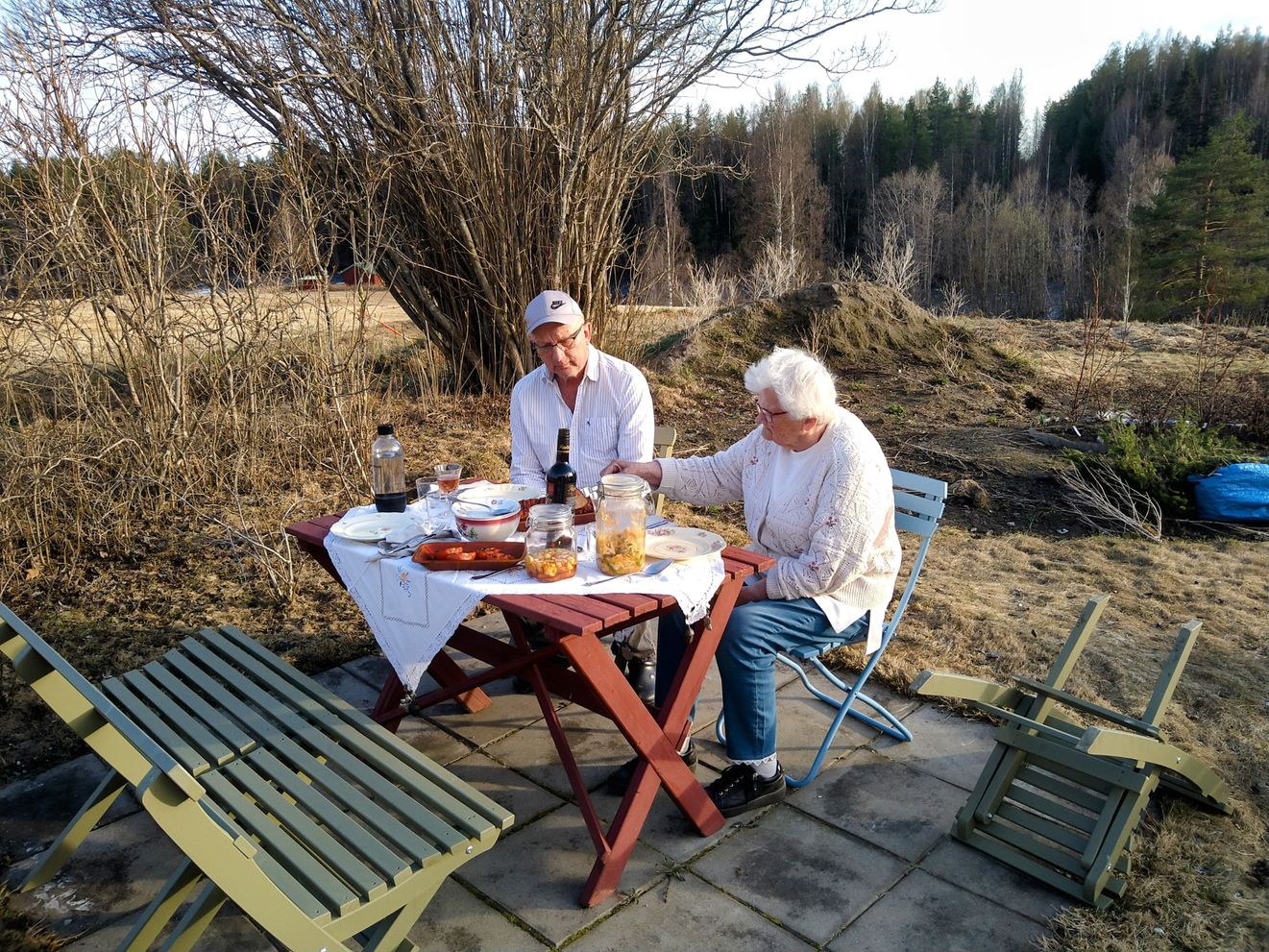Lena har hälsat på oss