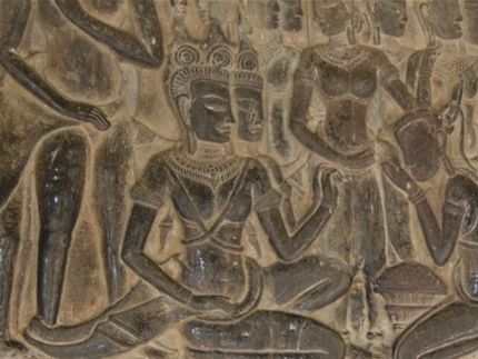 Basrelief - l'esclavage était pratique connue à cette époque.
