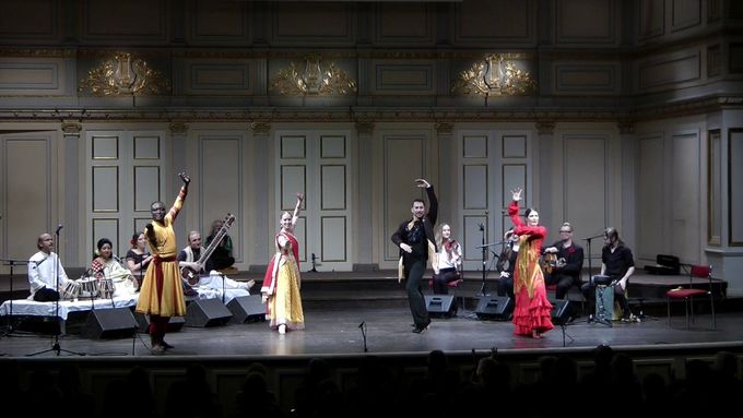 From the flamenco-kathak project Öga mot Öga at Musikaliska, Stockholm 2018
