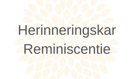 Reminiscentiproject herinneringskar