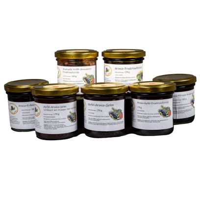 Aronia-Fruchtaufstriche diverse Sorten