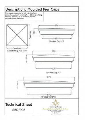 Concrete Moulded Pier Caps SBD/PC6
