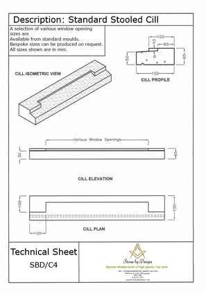 Standard Stooled Cill SBD/C4