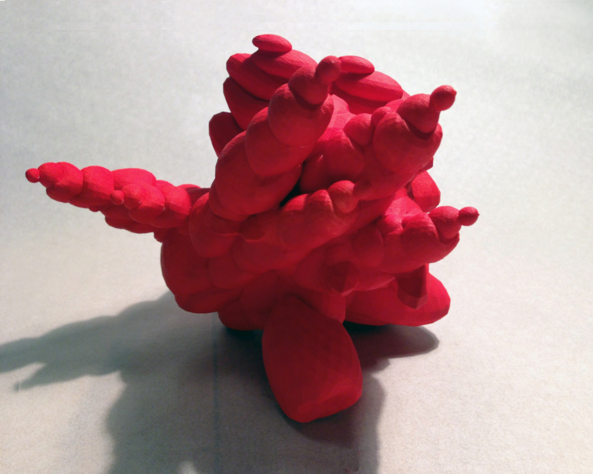 Cloudburst. 2014. 3dPrint. H: 12 cm. Private Coll.ection