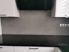 beton cire gris keuken