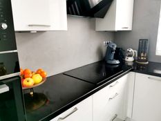 kitchen beton cire grijs