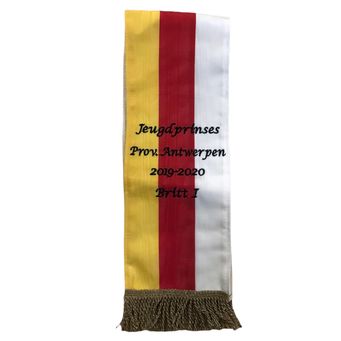 Schouderlap jeugdprinses provincie antwerpen