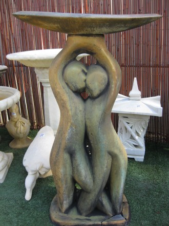Amore Birdbath Rust Verdigris - H80cm W60cm  $260