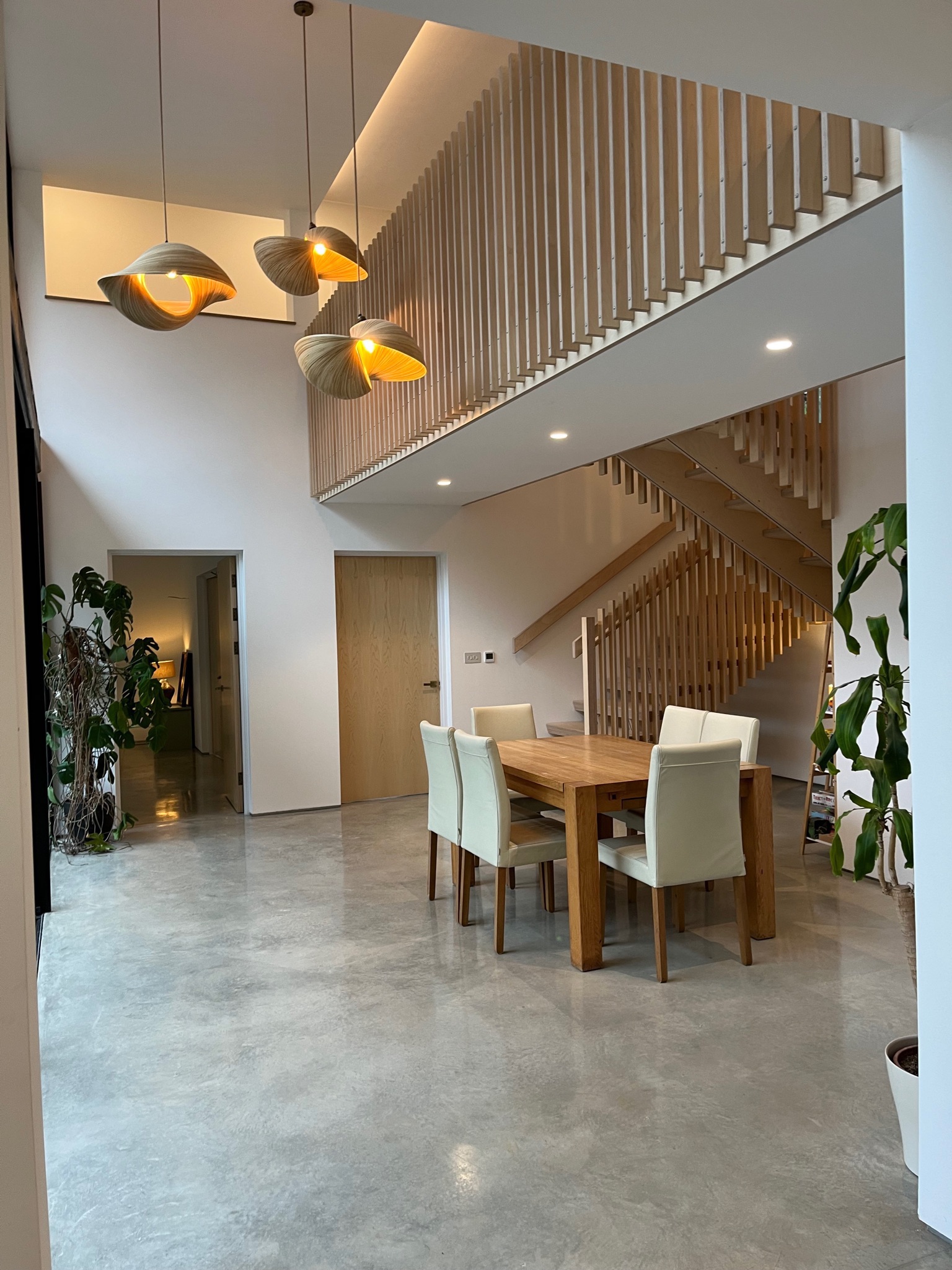 Double Height Dining Space