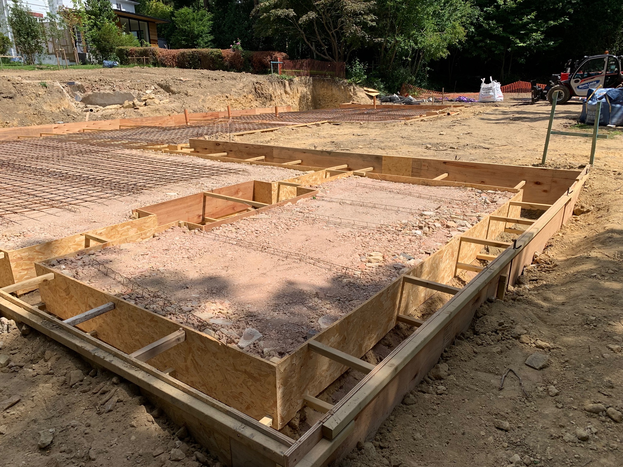 Shuttering & drainage