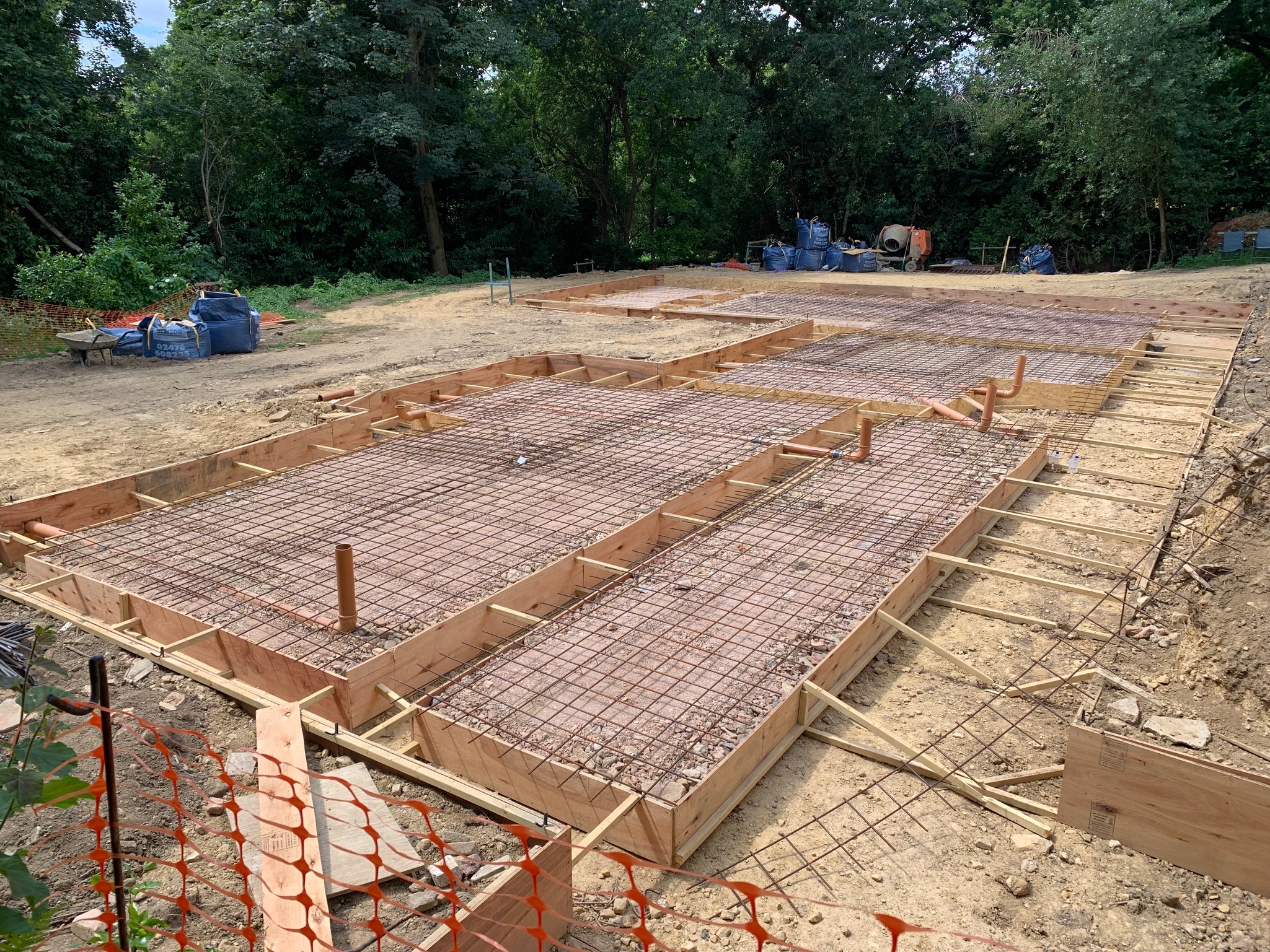 Re-bar for concrete slab