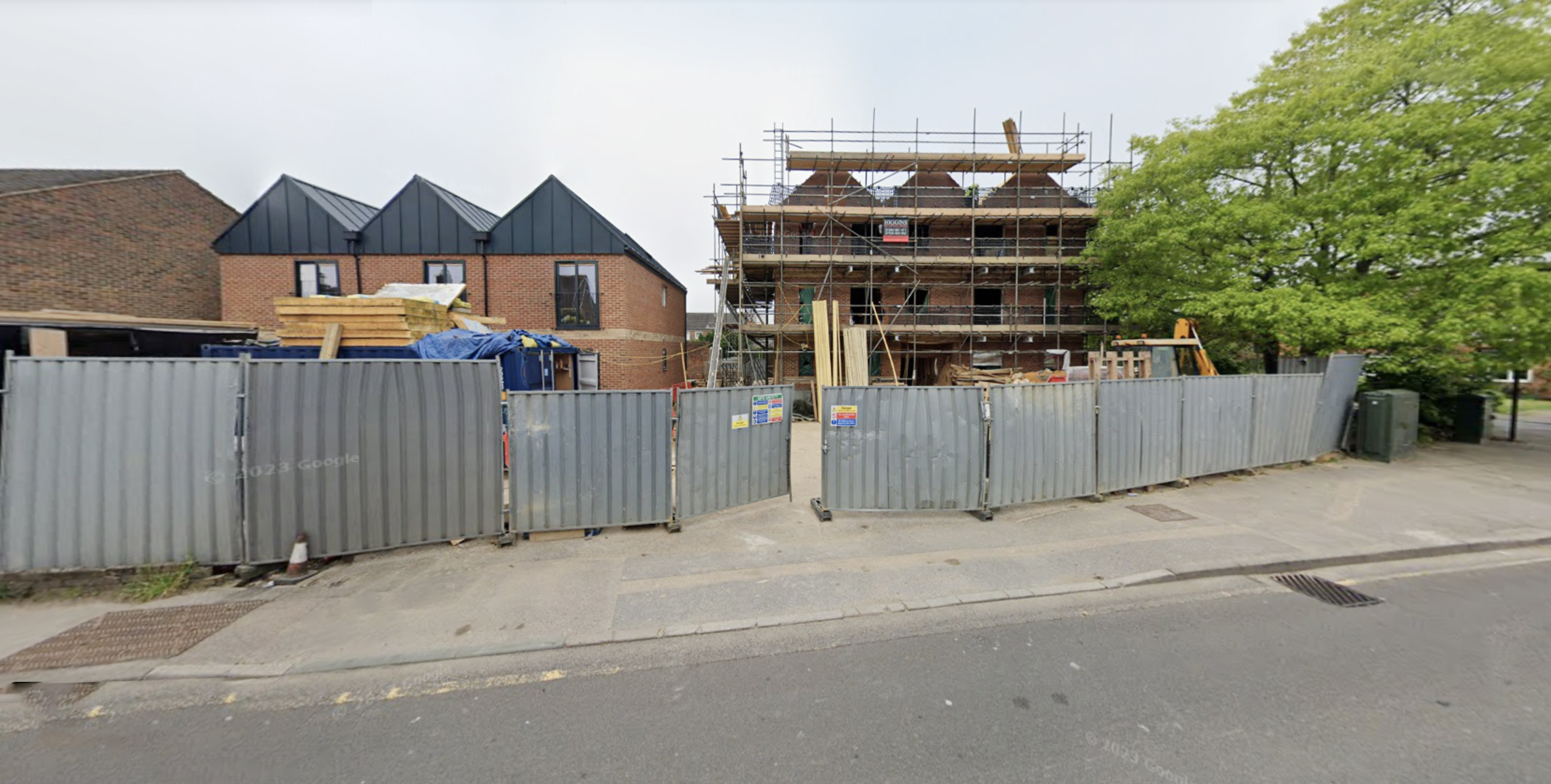 Residential development under construction