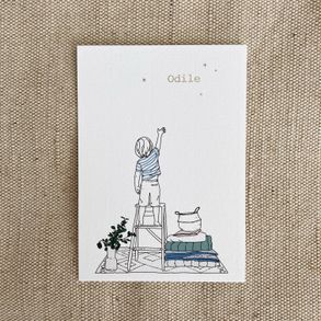 Geboortekaartje Odile
