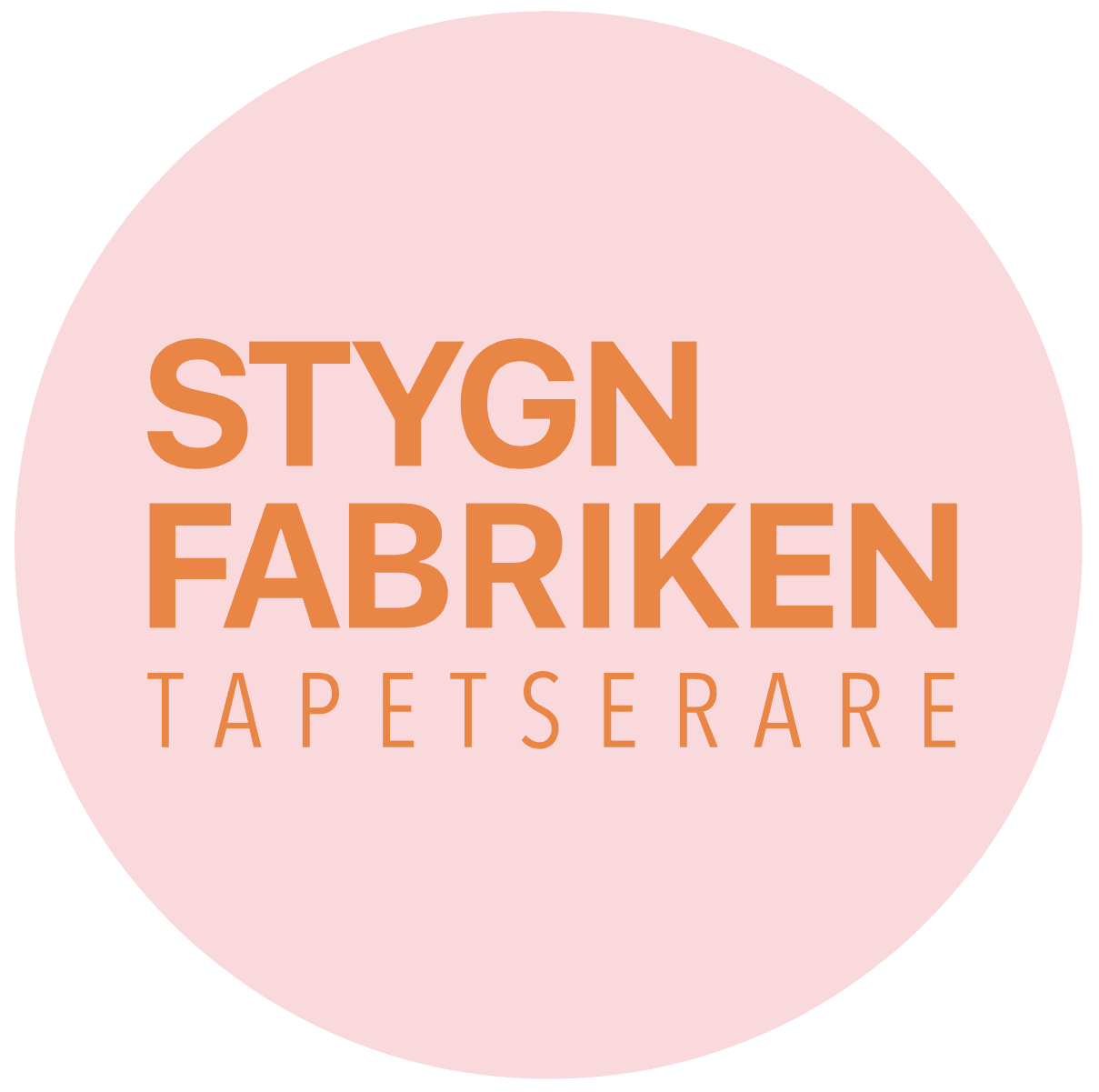 Tapetserare Stygnfabriken logotyp