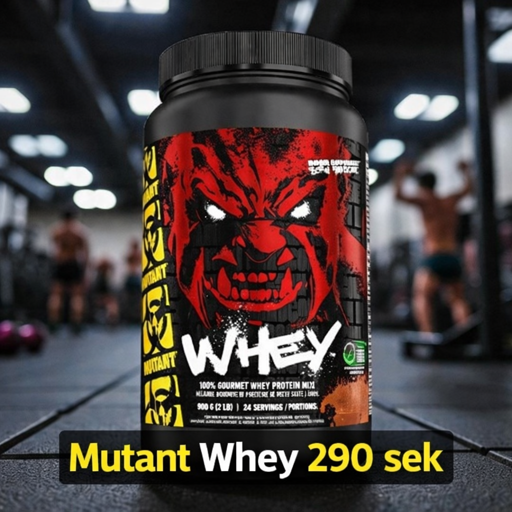 Mutant vassleprotein! Proteintillskott efter träning eller som mellanmål!