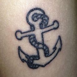 Anchor tattoo