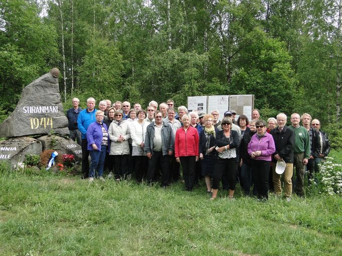 Yhteispotretti Venäjän sotahistorialliselta matkalta kesäkuussa 2018