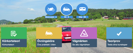 Körkortsteori online via Trafikskola Online