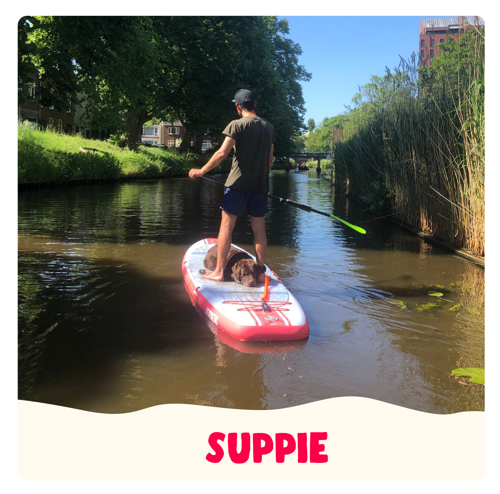 Opblaasbaar SUP-board van SUPPIE Emmeloord in Emmeloord