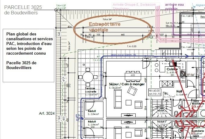 Plan Technique Global des canalisations et services