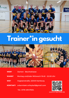 Trainerin gesucht