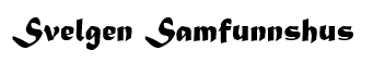 Svelgen Samfunnshus