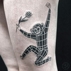 monkey tattoo